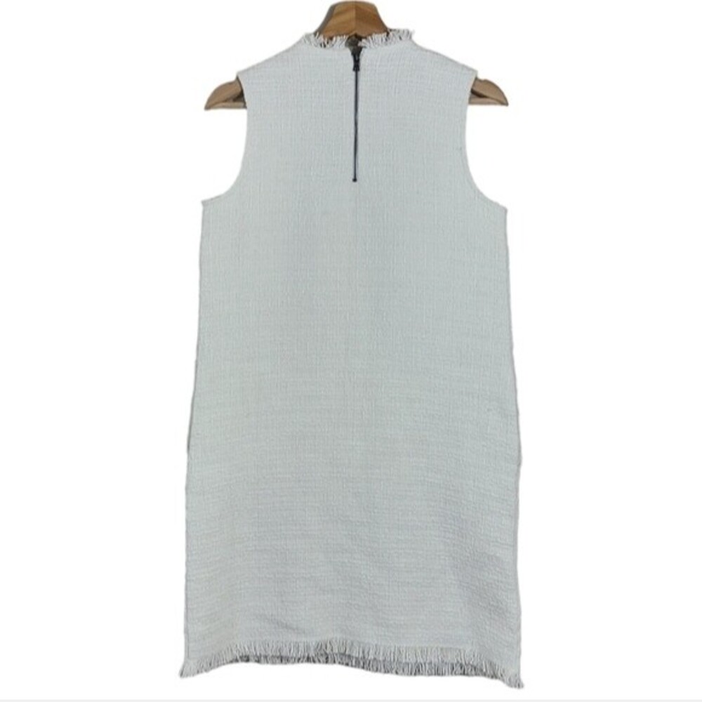 Frances Valentine Sleeveless White Fringe Fish Dress NWT womens size S - Picture 5 of 10